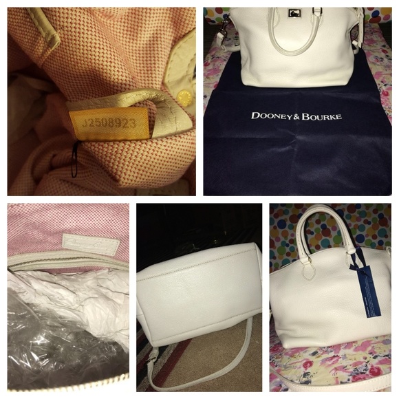 Dooney & Bourke Portofino Leather Domed Satchel - Picture 1 of 7